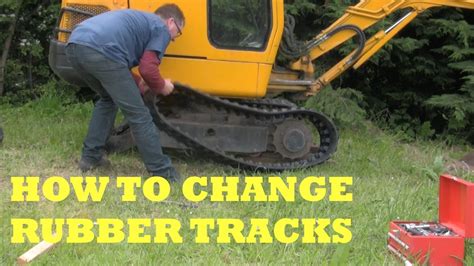 mini digger tracker fitting|mini rubber tracks fitting guide.